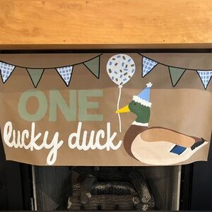 One Lucky Duck Banner